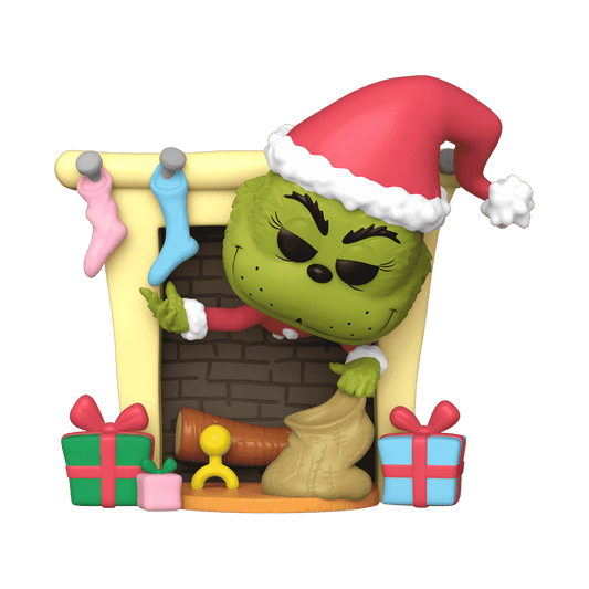 Funko - Dr. Seuss Grinch With Bag Deluxe Funko Pop! Vinyl Figure #35
