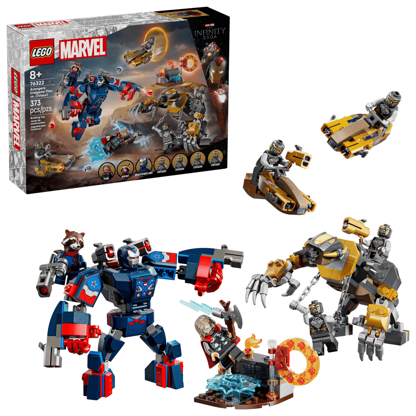 LEGO -  Marvel #76322 Avengers: Endgame Thor vs. Chitauri