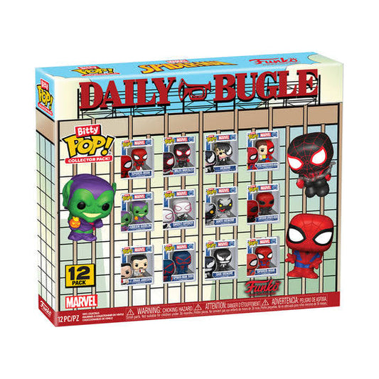 Funko Pop! Bitty Display - Marvel Spider-Man Daily Bugle Collector Pack