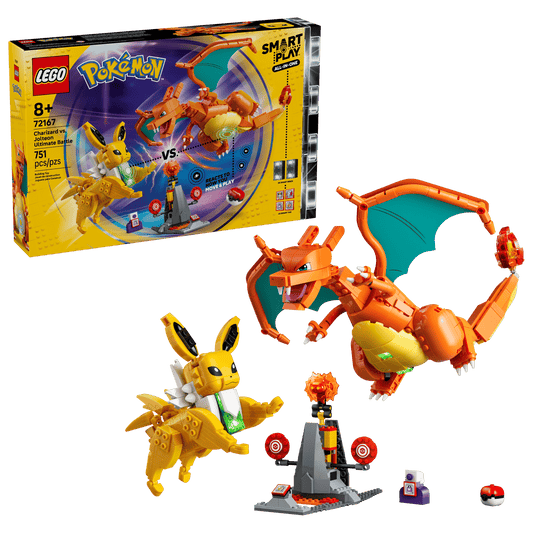 LEGO - LEGO Pokémon™ SMART Play #72167 SMART Play™: Charizard vs. Jolteon Ultimate Battle