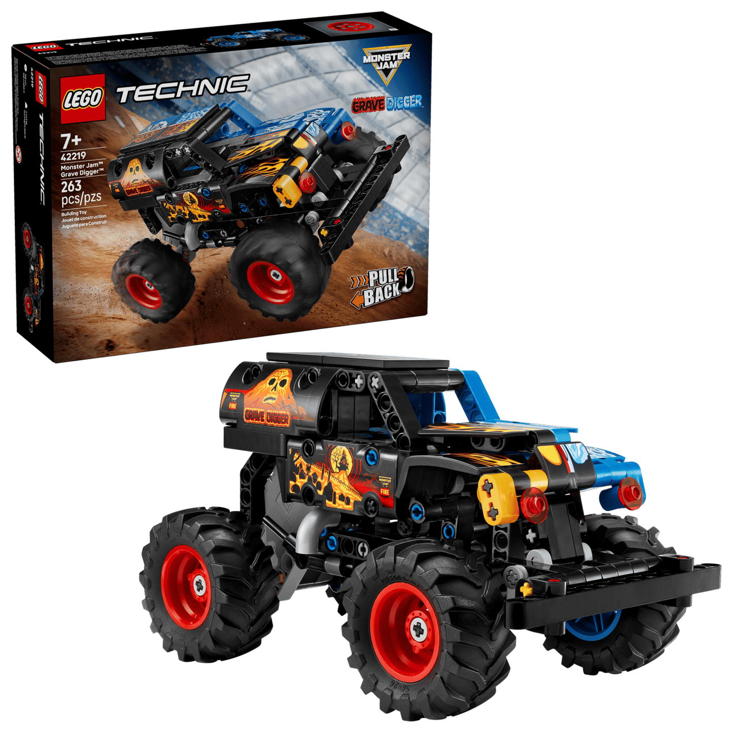 LEGO - Technic™ #42219 Monster Jam™ Grave Digger™ Fire and Ice