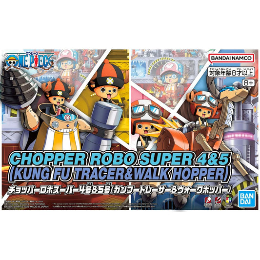 Bandai Namco - One Piece Chopper Robo Super 4&5 (Kung Fu Tracer&Walk Hopper)