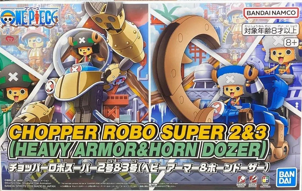 Bandai Namco - One Piece Chopper Robo Super 2&3 (Heavy Armor&Horn Dozer)