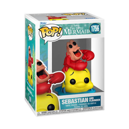 Funko - Disney The Little Mermaid Sebastian and Flounder Funko Pop! Vinyl Figure #1756