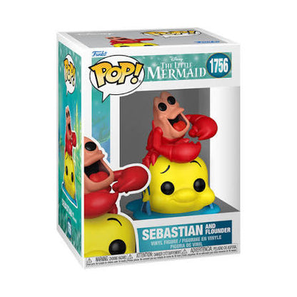 Funko - Disney The Little Mermaid Sebastian and Flounder Funko Pop! Vinyl Figure #1756