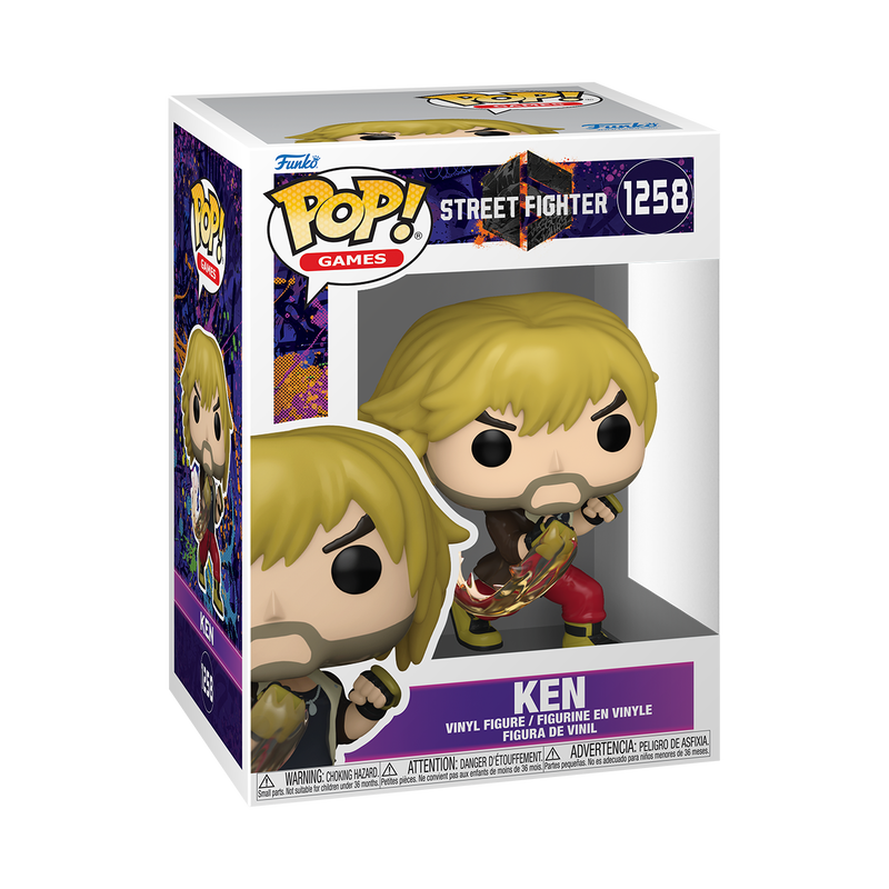 Funko - Street Fighter Ken Funko Pop! Vinyl Figure #1258
