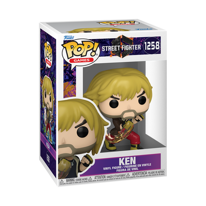 Funko - Street Fighter Ken Funko Pop! Vinyl Figure #1258