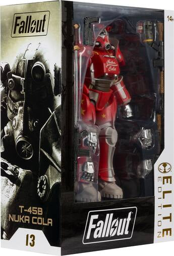 Mcfarlane - McFarlane Elite Edition Fallout T-45B Nuka Cola Paladin Danse 7-Inch Scale Action Figure