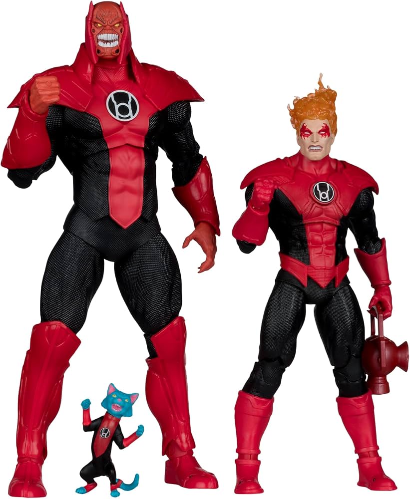 Mcfarlane - DC Multiverse Atrocitus And Red Lantern CorpsPaladin Danse 7-Inch Scale Action Figures