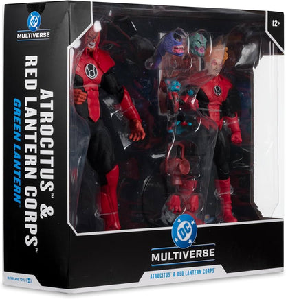 Mcfarlane - DC Multiverse Atrocitus And Red Lantern CorpsPaladin Danse 7-Inch Scale Action Figures