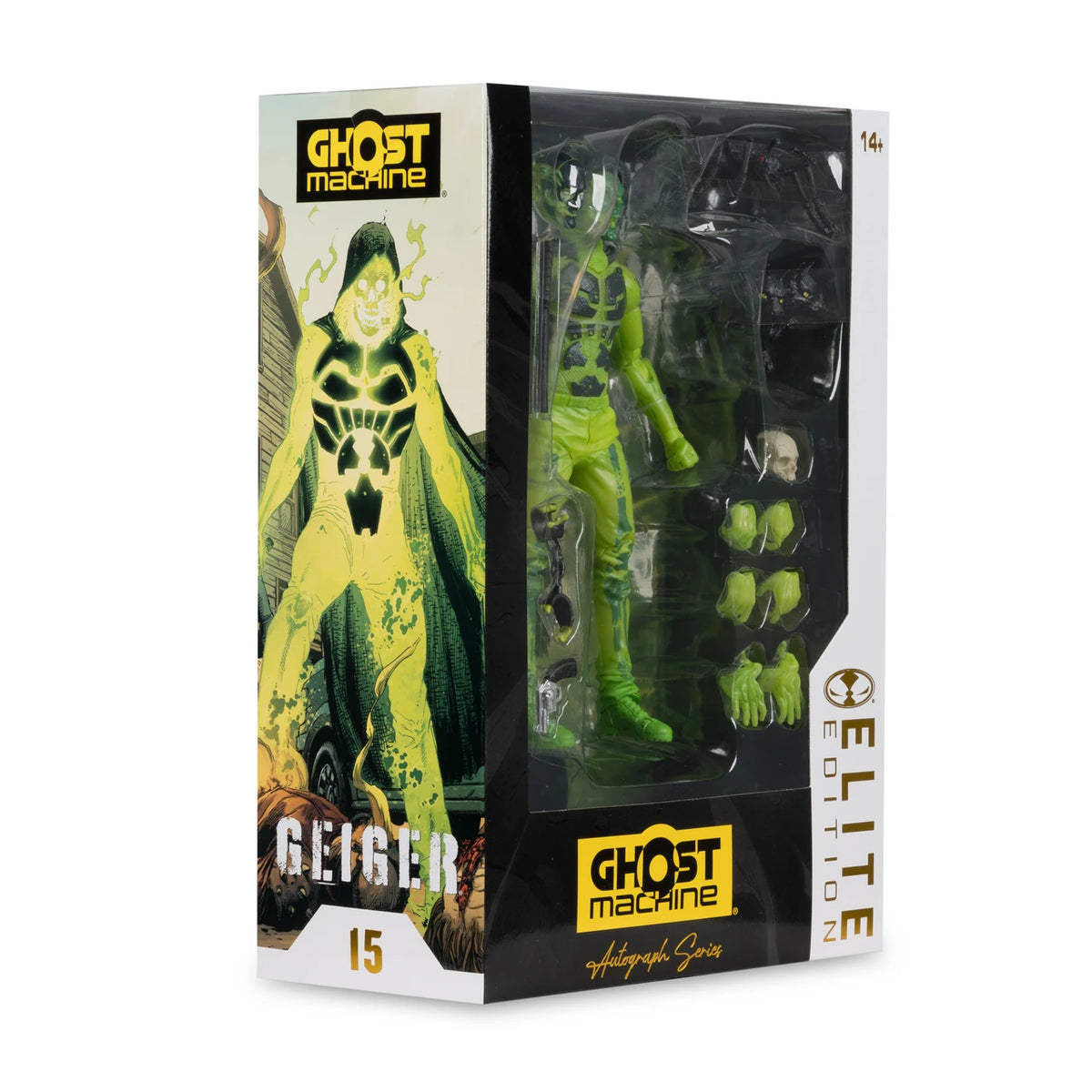 Mcfarlane - McFarlane Elite Edition Autograph Series Ghost Machine Geiger Paladin Danse 7-Inch Scale Action Figure