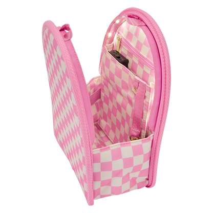 Loungefly - Light Up Insert Organizer Pink and White Checkered