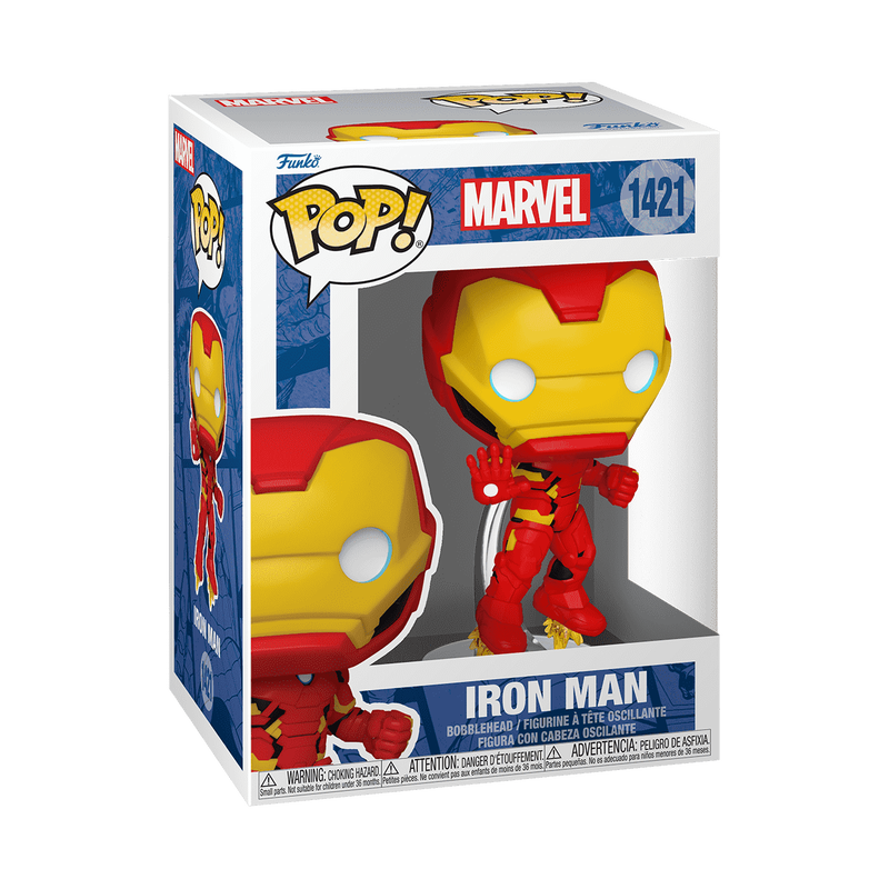 Funko - Marvel Iron Man Funko Pop! Bobblehead #1421