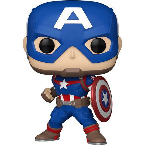 Funko - Marvel Captain America Funko Pop! Bobblehead #1419