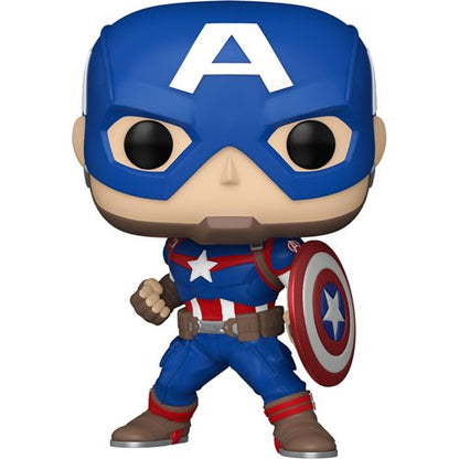 Funko - Marvel Captain America Funko Pop! Bobblehead #1419