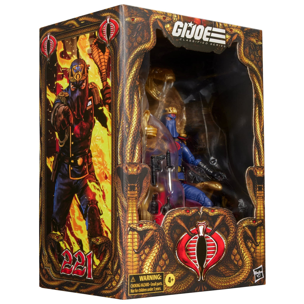 Hasbro - GIJOE Classified Series Deluxe Cobra Commander Figure