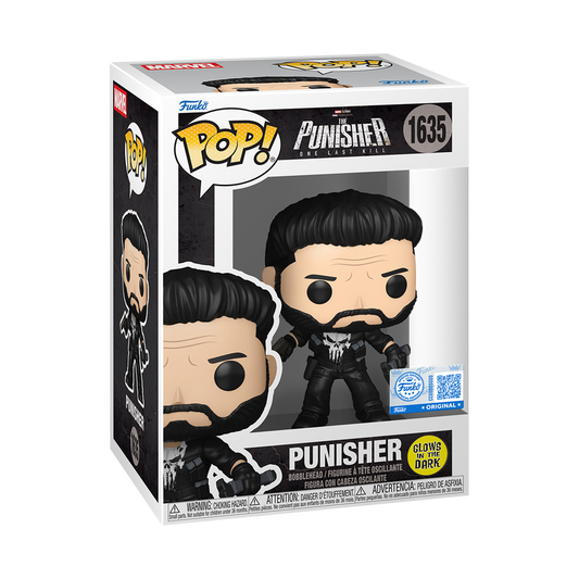 Funko - Marvel The Punisher: One Last Kill Glow in the Dark Funko Pop!  Bobblehead #1635