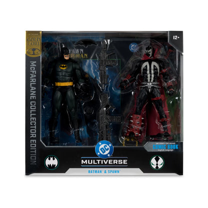 McFarlane - DC Multiverse McFarlane Collection Edition Spawn and Batman 7-Inch Scale Action Figures