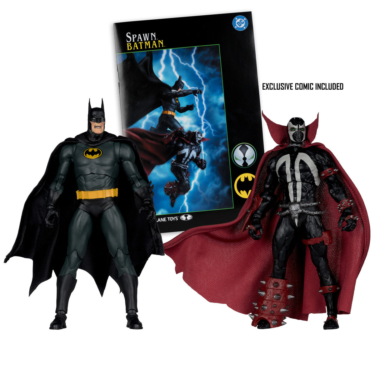 McFarlane - DC Multiverse McFarlane Collection Edition Spawn and Batman 7-Inch Scale Action Figures