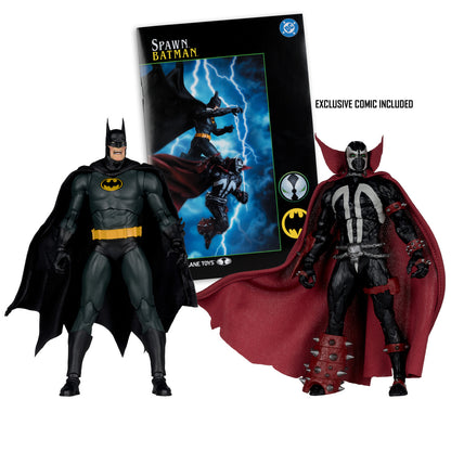 McFarlane - DC Multiverse McFarlane Collection Edition Spawn and Batman 7-Inch Scale Action Figures