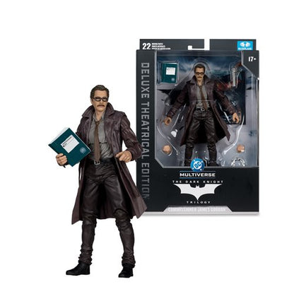 Mcfarlane - DC Multiverse Deluxe Theatrical Edition The Dark Knight Commissioner Gordon 7-Inch Scale Action Figure