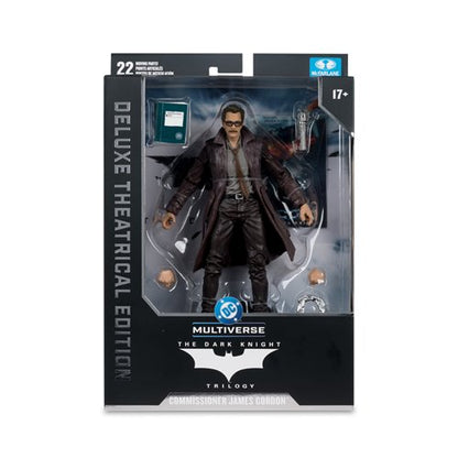 Mcfarlane - DC Multiverse Deluxe Theatrical Edition The Dark Knight Commissioner Gordon 7-Inch Scale Action Figure