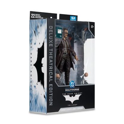 Mcfarlane - DC Multiverse Deluxe Theatrical Edition The Dark Knight Commissioner Gordon 7-Inch Scale Action Figure