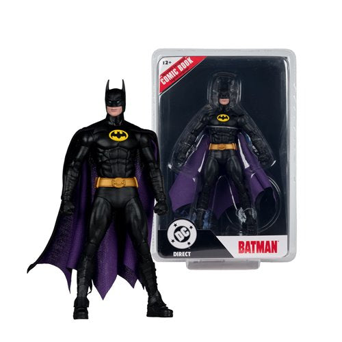Mcfarlane - DC Direct Page Punchers Batman 1989 7-Inch Scale Action Figure with Comic Book
