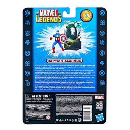 Hasbro - Marvel Legends Series 20th Anniversary Series 1 Captain America 6-inch Action Figure