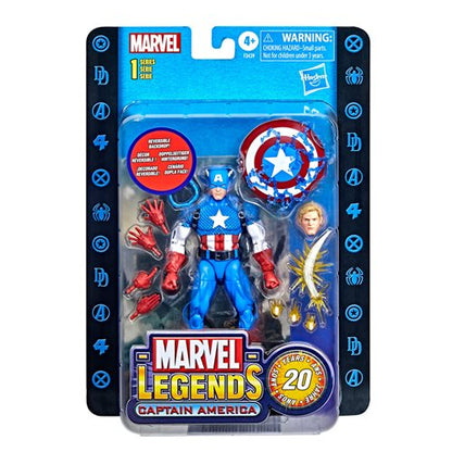 Hasbro - Marvel Legends Series 20th Anniversary Series 1 Captain America 6-inch Action Figure