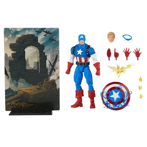 Hasbro - Marvel Legends Series 20th Anniversary Series 1 Captain America 6-inch Action Figure