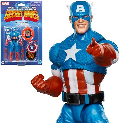 Hasbro - Secret Wars Marvel Legends Captain America 6-Inch Action Figure