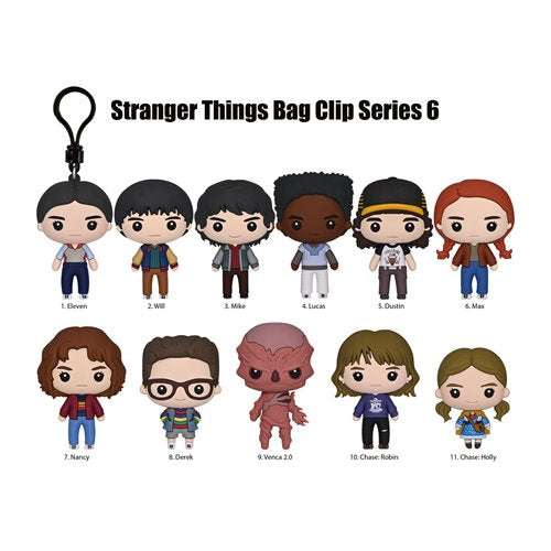 Monogram - Stranger Things Season 5 Series 6 3D Foam Bag Clip