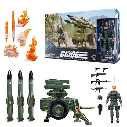 Hasbro G.I. Joe Classified Series #182 Clayton Hawk Abernathy 6-Inch Action Figure with M.M.S. (Mobile Missile System) Vehicle-