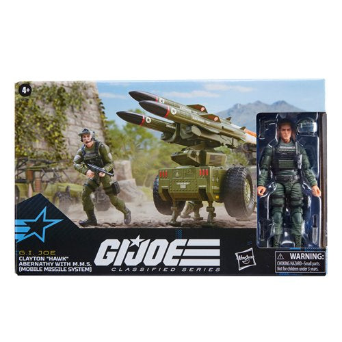 Hasbro G.I. Joe Classified Series #182 Clayton Hawk Abernathy 6-Inch Action Figure with M.M.S. (Mobile Missile System) Vehicle-