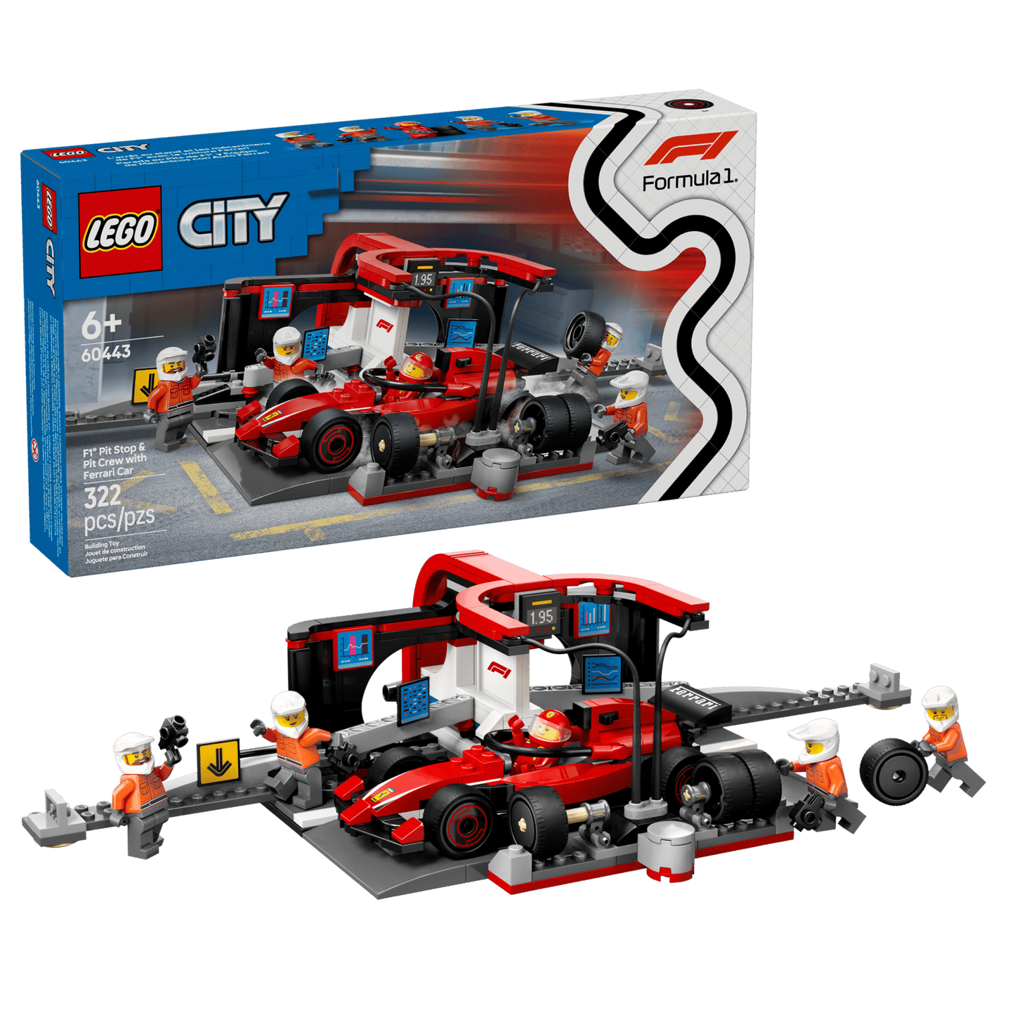 Lego - F1® Pit Stop & Pit Crew with Ferrari Car