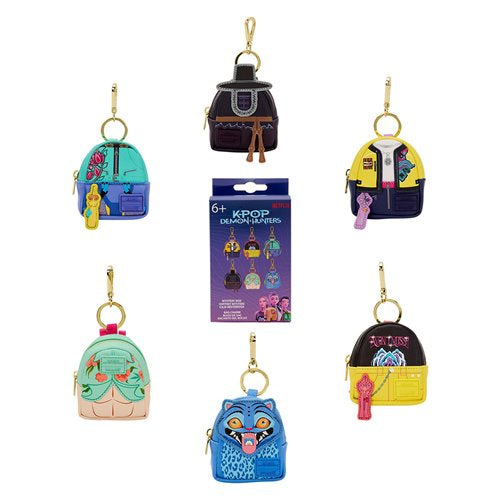 KPop Demon Hunters Mystery Box Mini-Backpacks Bag Charm Loungefly