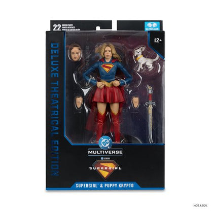 DC Multiverse Deluxe Theatrical Edition Wave 4  Supergirl and Baby Krypto