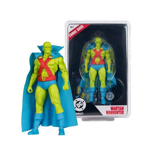 McFarlane DC Direct Page Punchers Wave 12 Martian Manhunter Justice League #77 7-Inch Scale Action Figure with Comic