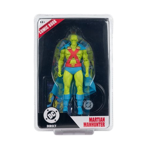 McFarlane DC Direct Page Punchers Wave 12 Martian Manhunter Justice League #77 7-Inch Scale Action Figure with Comic