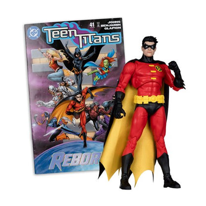 McFarlane DC Direct Page Punchers Wave 12 Robin with Teen Titans #41 comic book