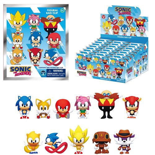 Monogram - Sonic the Hedgehog Series 4 3D Foam Bag Clip