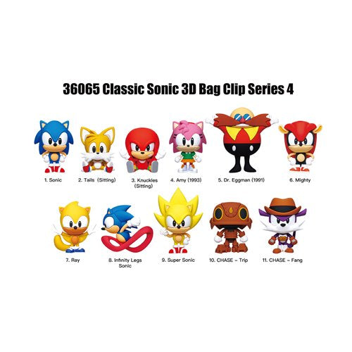 Monogram - Sonic the Hedgehog Series 4 3D Foam Bag Clip