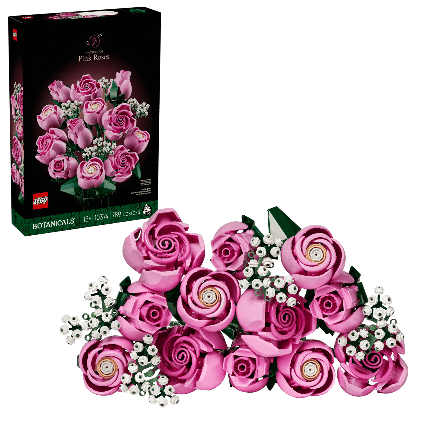 LEGO -  Botanicals #10374 Bouquet of Pink Roses