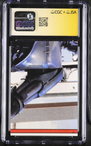 CGC Grade 5 Signed Peter Weller 1990 Topps RoboCop2 Robo Cop #6008198017