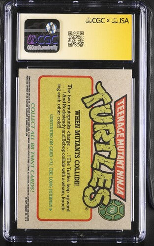 CGC Grade 7 Signed Kevin Eastman Teenage Mutant Ninja Turtles When Mutants Collide! #6008198027