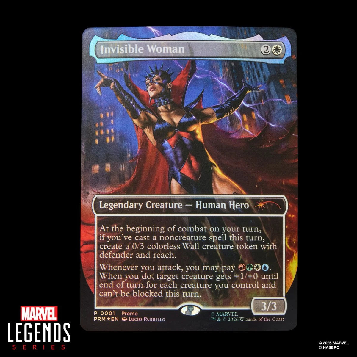 HASBRO - Marvel Super Heroes Magic: The Gathering Marvel Legends Series Malice (Sue Storm) 6-Inch Action Figure