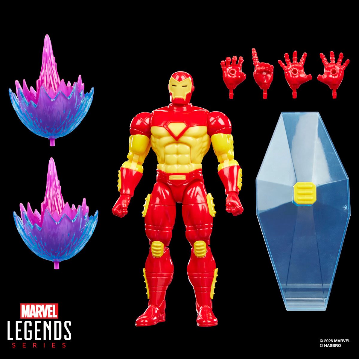 Hasbro - Marvel Legends Series Iron Man vs Spiral 6-Inch Action Figures