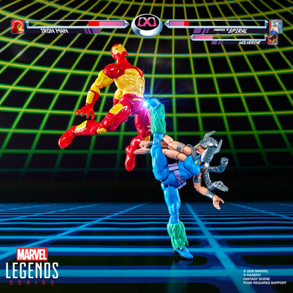 Hasbro - Marvel Legends Series Iron Man vs Spiral 6-Inch Action Figures