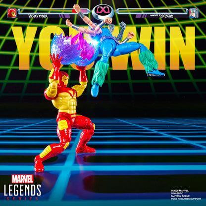 Hasbro - Marvel Legends Series Iron Man vs Spiral 6-Inch Action Figures